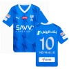 Maillot de Supporter Al Hilal SFC Neymar Jr 10 Domicile 2023-24 Pour Homme